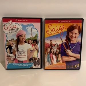 NWOT American Girl DVDs Grace and Sage